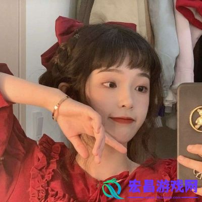 适合新年红色喜庆女生好看头像值得庆幸的是我情绪恢复的比以往快了