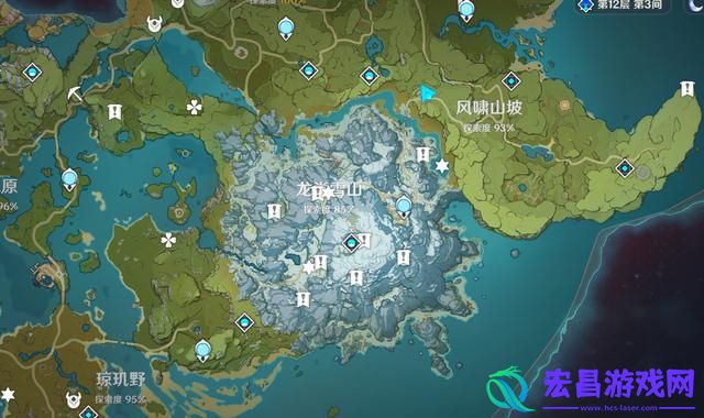 原神雪山野猪王在哪