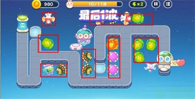 保卫萝卜4太空穿越第30关