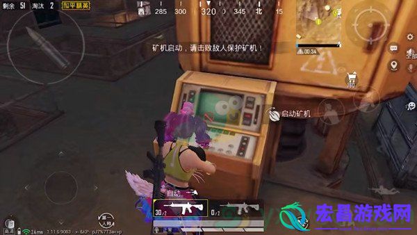 和平精英黄金岛矿机启动方法介绍