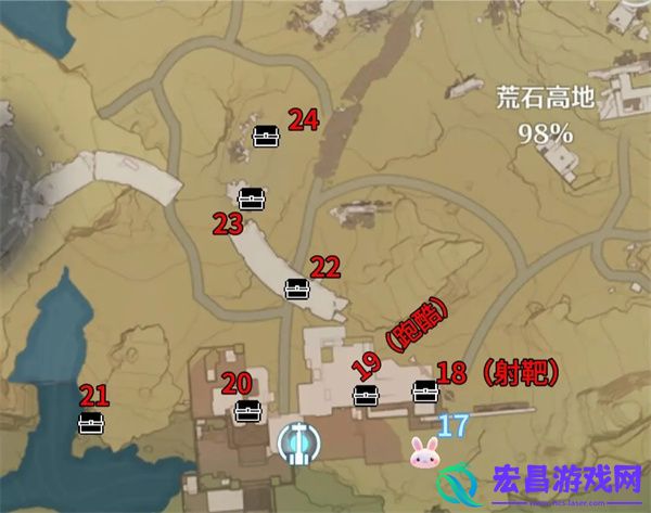 鸣潮荒石高地全收集一览
