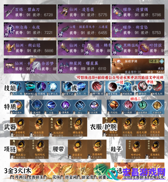 逆水寒手游PVE毕业装怎么搭配