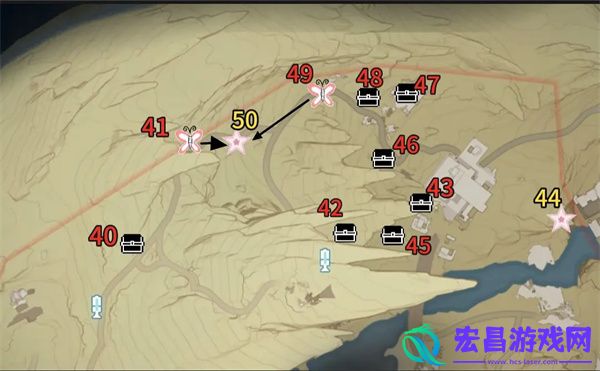 鸣潮荒石高地全收集一览