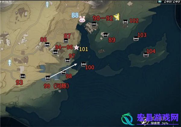 鸣潮荒石高地全收集一览