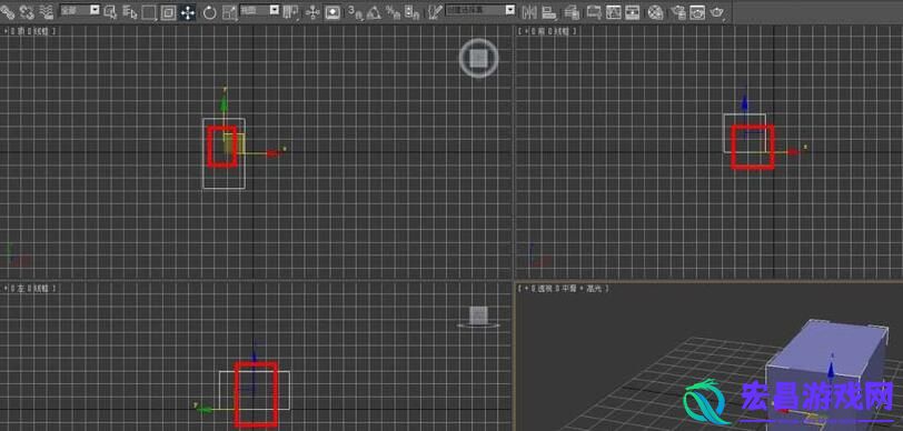 3DsMAX仅调整轴位置的操作方法