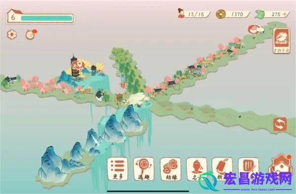 淡墨水云乡建筑怎么布局