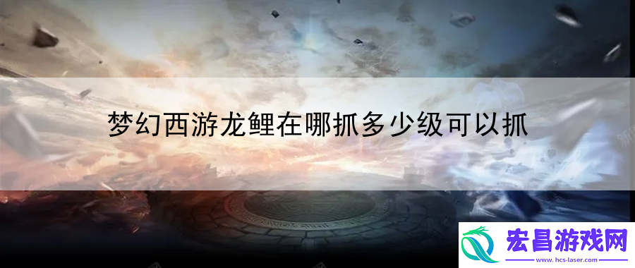 梦幻西游龙鲤在哪抓多少级可以抓