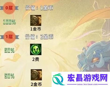云顶之弈吉星层数对照表