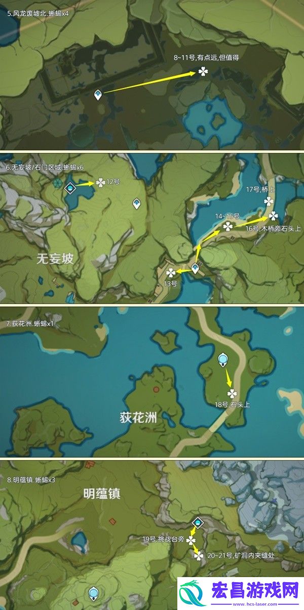 原神蜥蜴尾巴采集地点大全