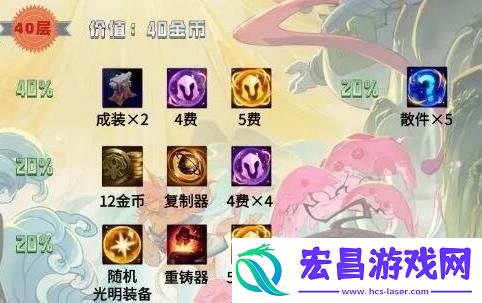 云顶之弈吉星层数对照表
