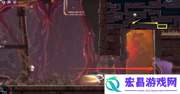 心渊梦境爬墙在哪