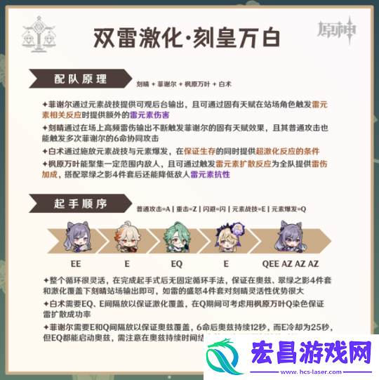 原神V4.6角色攻略白术攻略·机制养成配队