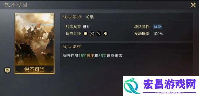 三国谋定天下锐不可当战法怎么用