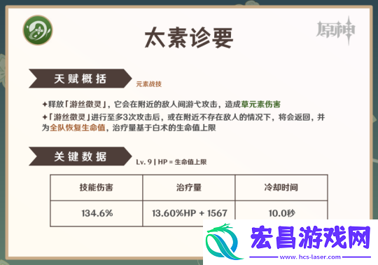原神V4.6角色攻略白术攻略·机制养成配队