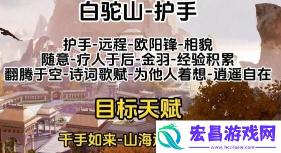 射雕全门派职业天赋推荐