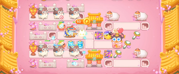保卫萝卜4秋妃传第43关怎么通关