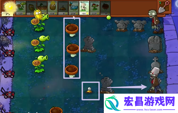 植物大战僵尸杂交版冒险4关怎么过