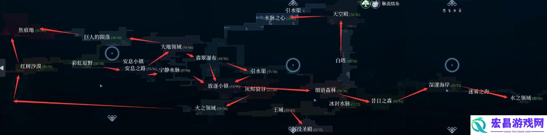 心渊梦境地图探索顺序