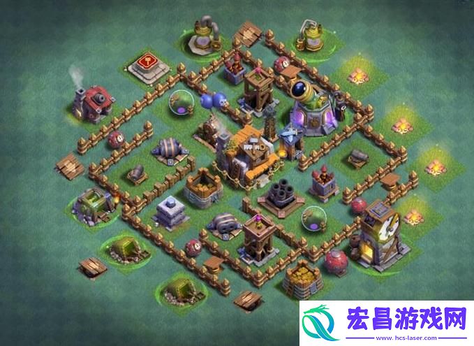 部落冲突5本最强防御阵型