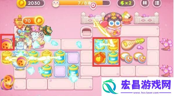 保卫萝卜4秋妃传第2关怎么玩