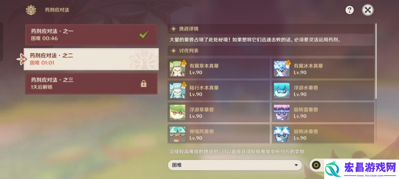 原神药剂应对法之二药剂推荐攻略