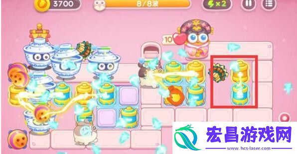 保卫萝卜4秋妃传第2关怎么玩