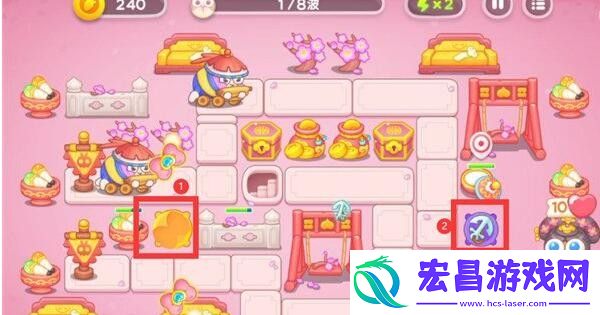 保卫萝卜4秋妃传第4关怎么通关