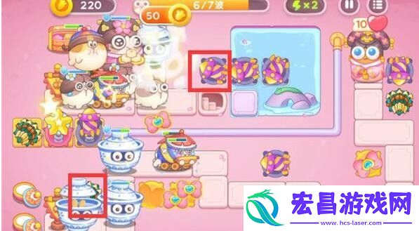 保卫萝卜4秋妃传第3关怎么过