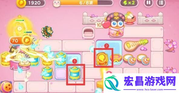 保卫萝卜4秋妃传第2关怎么玩