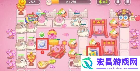 保卫萝卜4秋妃传第1关怎么玩