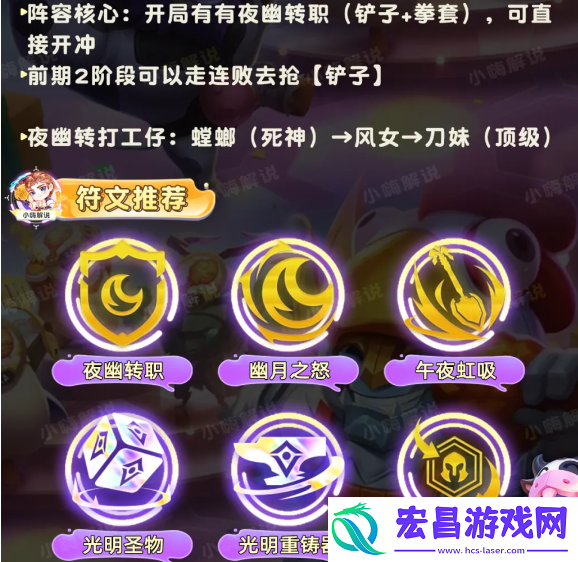 云顶之弈S11夜幽九五阵容强度怎么样