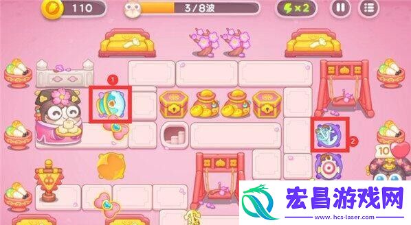 保卫萝卜4秋妃传第4关怎么通关