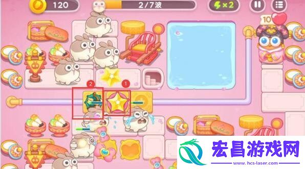 保卫萝卜4秋妃传第3关怎么过