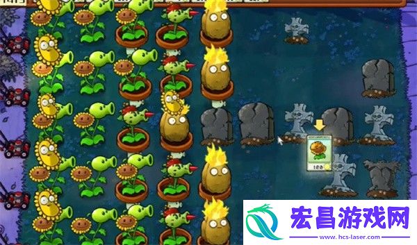 植物大战僵尸杂交版冒险模式第4关通关攻略