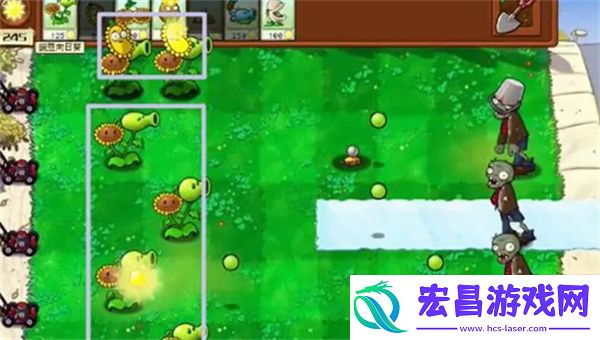 植物大战僵尸杂交版冒险模式第2关通关攻略