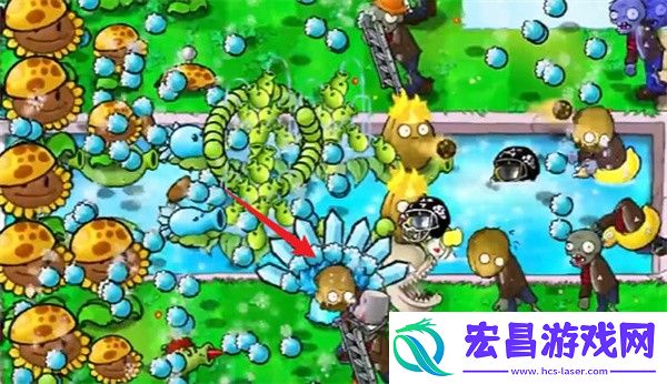植物大战僵尸杂交版冒险模式第14关通关攻略