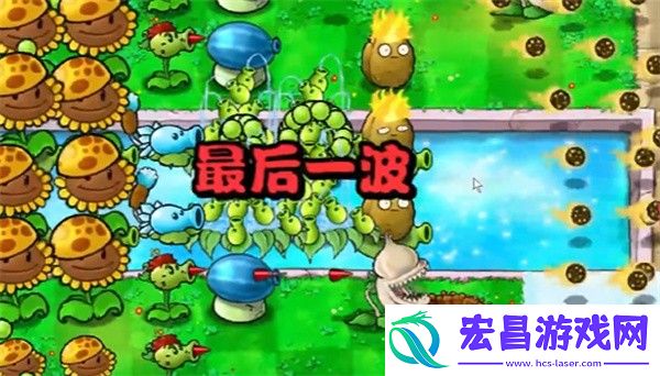 植物大战僵尸杂交版冒险模式第14关通关攻略