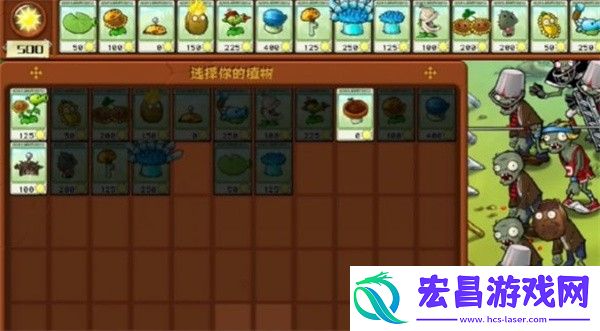 植物大战僵尸杂交版冒险模式第12关通关攻略