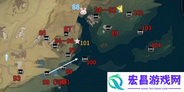 鸣潮荒石高地位置大全