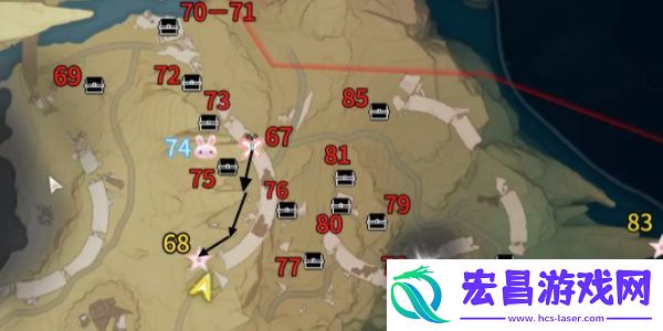 鸣潮荒石高地位置大全