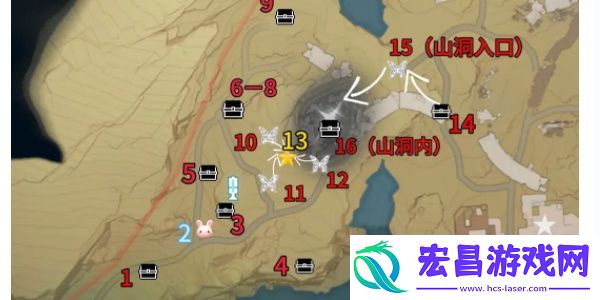 鸣潮荒石高地位置大全