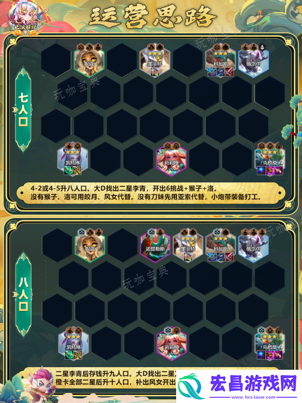金铲铲之战山海绘卷狙阵容推荐