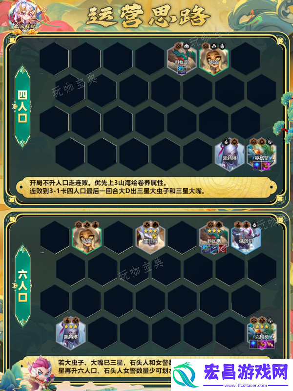 金铲铲之战山海绘卷狙阵容推荐