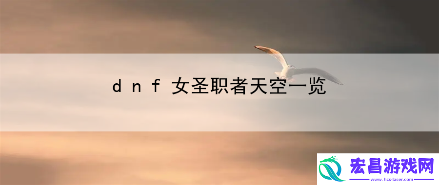 dnf女圣职者天空一览