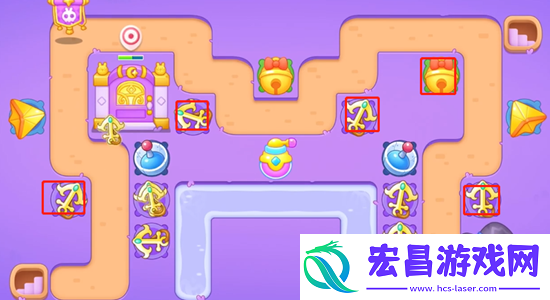 保卫萝卜4阿波与魔法宝藏第4关通关攻略