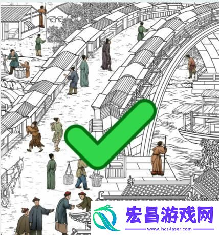文字找茬大师桥上集市找出22个人通关攻略一览