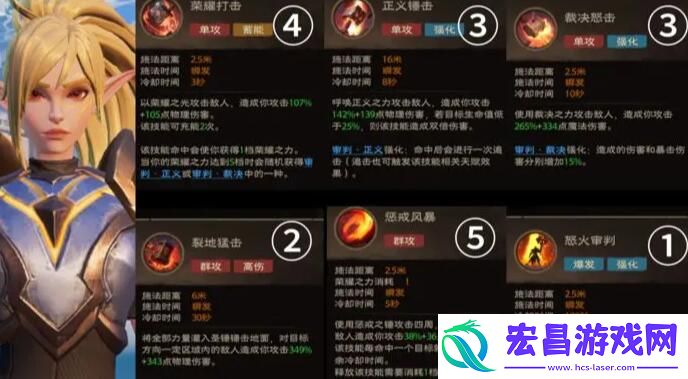 塔瑞斯世界圣骑士暴力流加点及技能搭配