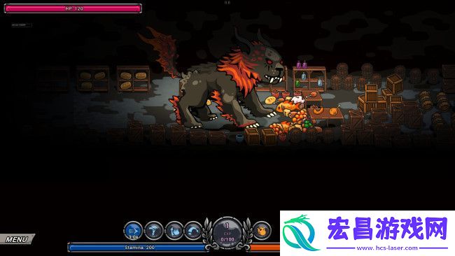 清版动作肉鸽游戏怪兽快跑现已在Steam平台推出试玩Demo