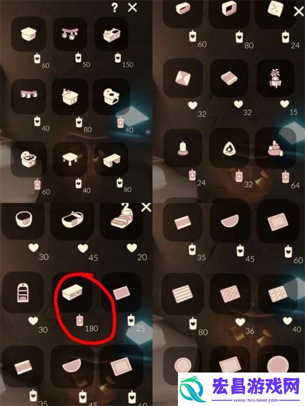 光遇筑巢季家具兑换图