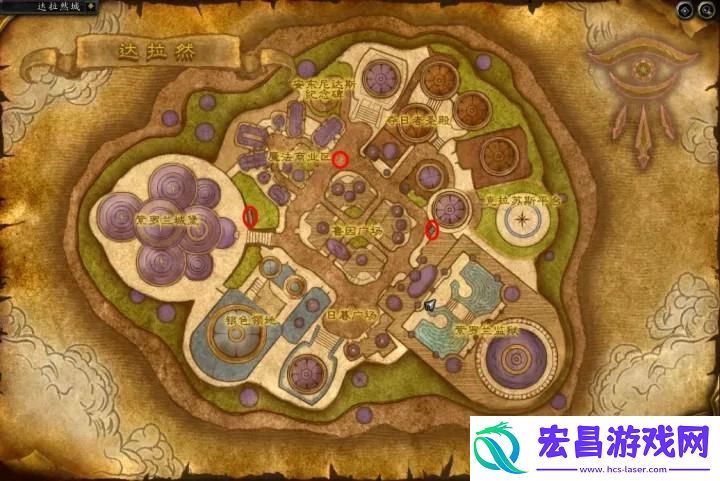 魔兽手游达拉然传送门怎么找与整体布局介绍
